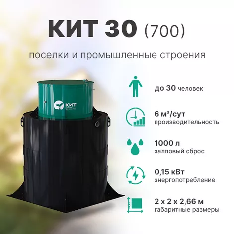 Станция биологической очистки КИТ 30 (К-30-700) в Рыбинске